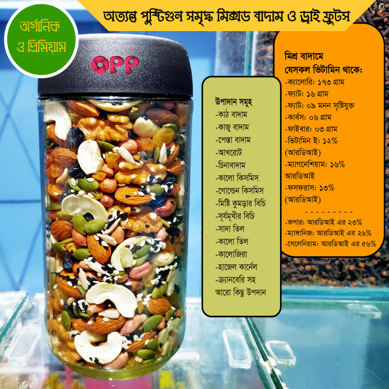 Mixed Nuts and Fruits