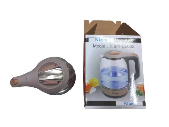 Kiam Electric Kettle (Glass) BL-002 (1.8Ltr)