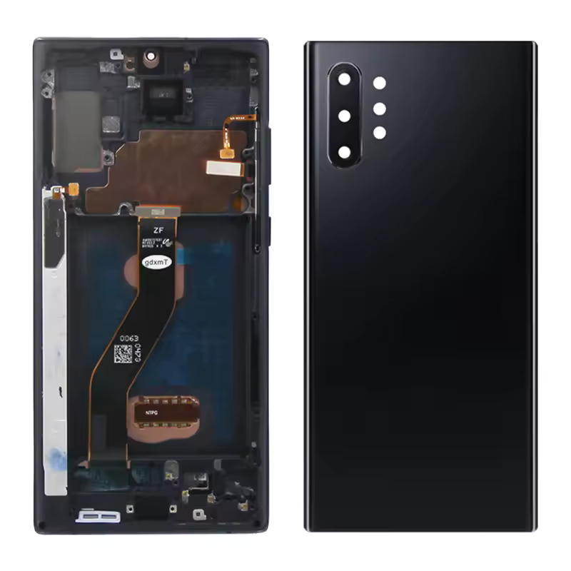 Original Super AMOLED Samsung Note 10 Plus Screen for Samsung Galaxy Note10+ N975F Display Touch Screen with Frame & Support S Pen Fingerprints