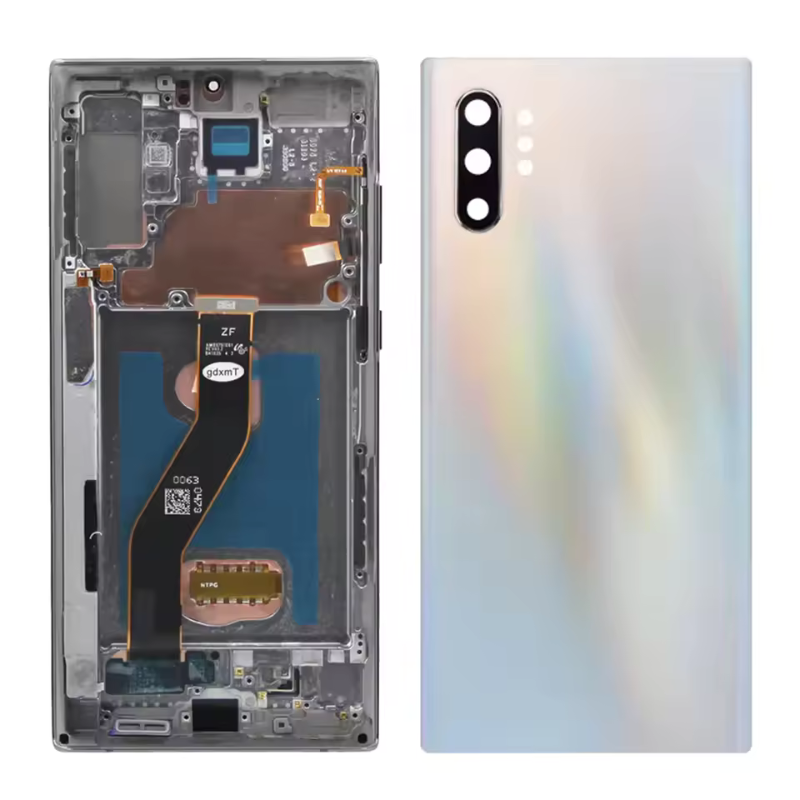Original Super AMOLED Samsung Note 10 Plus Screen for Samsung Galaxy Note10+ N975F Display Touch Screen with Frame & Support S Pen Fingerprints