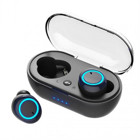 Y50 TWS Bluetooth Earphone Wireless Headphone Stereo Headset Sport Earbuds Microphone With Charging Box For Smartphone