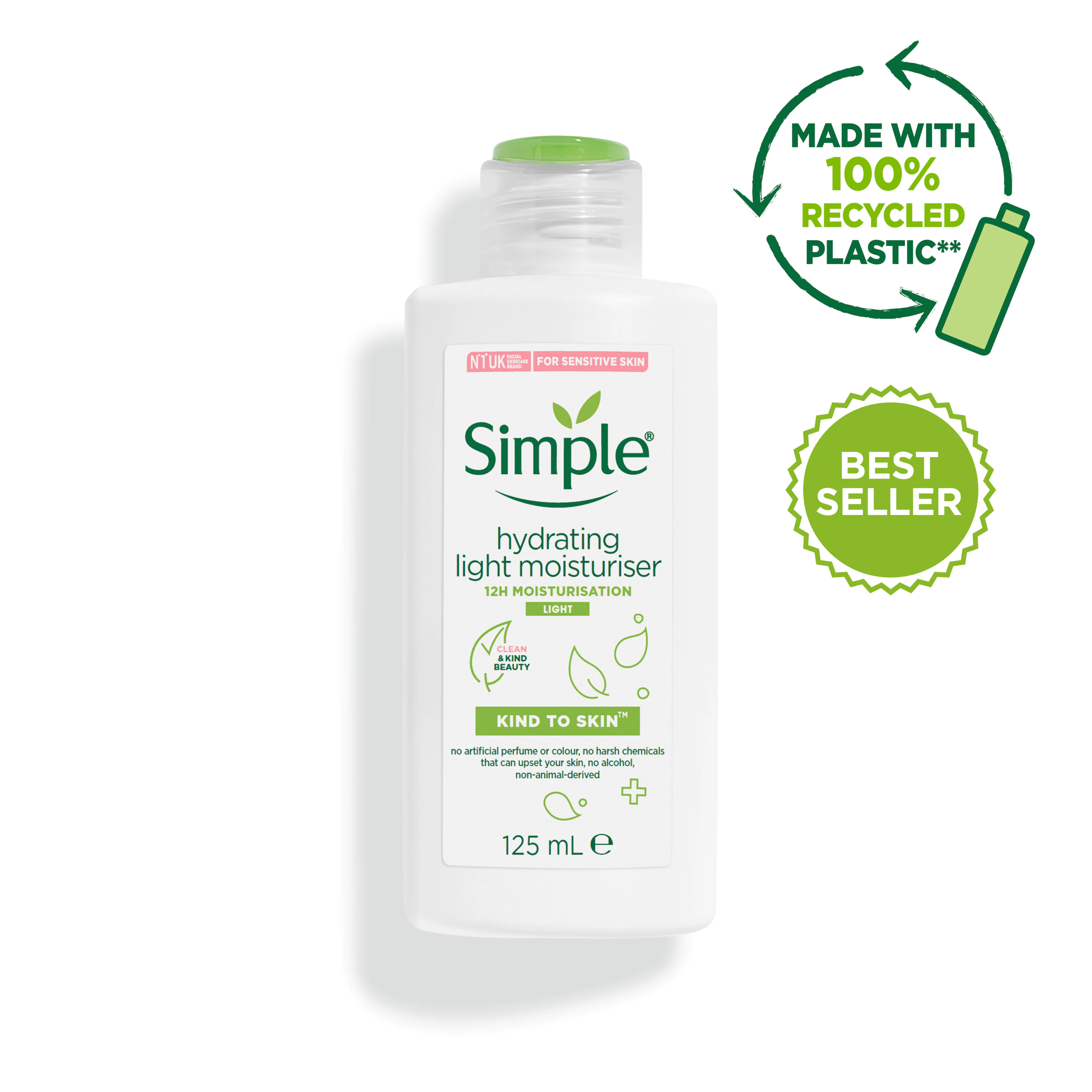 Simple Kind To Skin Hydrating Light Moisturiser – 125ml