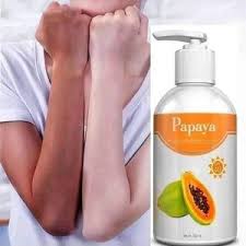 Papaya Laser Body Whitening Lotion for Natural Skin Lightening