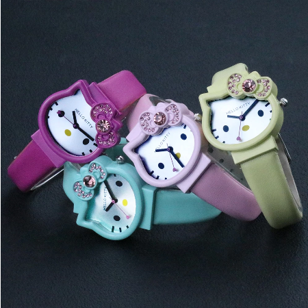 High Quality Cartoon Cute Mesh Stainless Steel Band Quartz Watch Children Kids bracelet Casual Bracelet Wristwatch Relogio