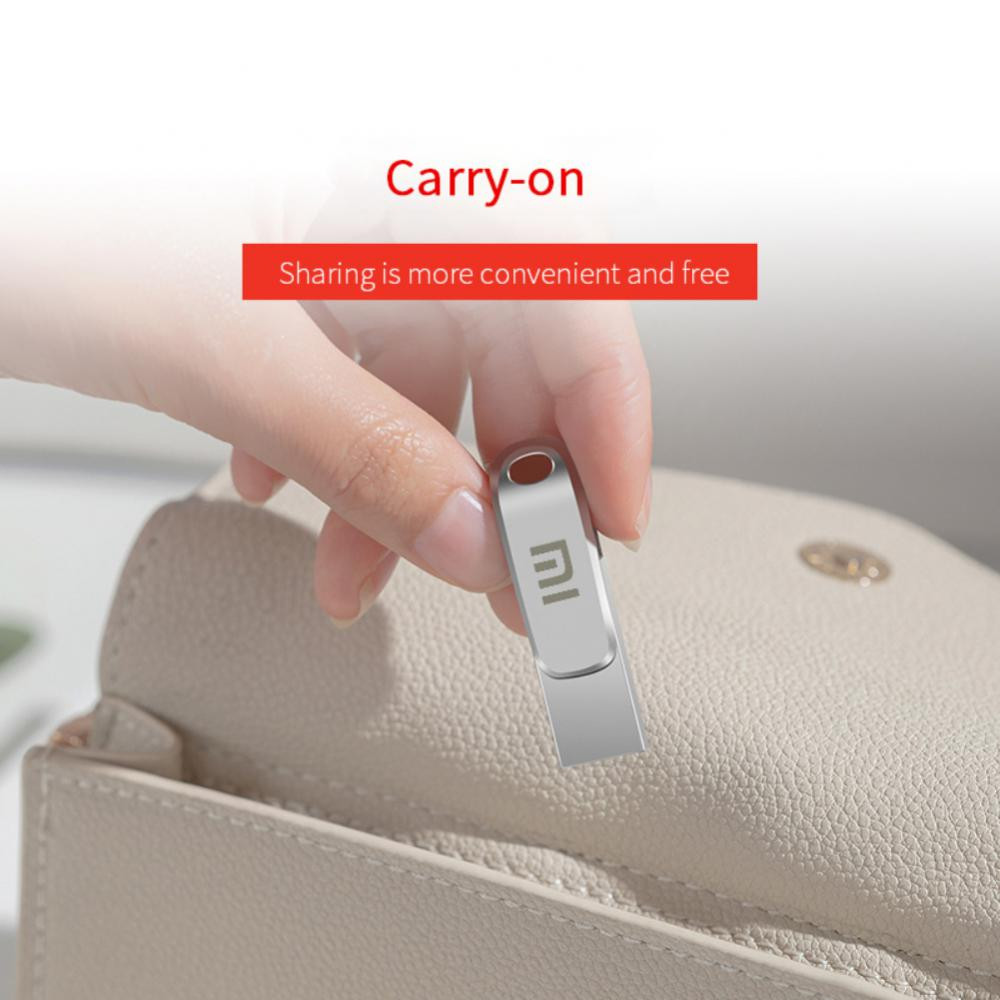 Original Xiaomi MINI U Disk 1TB 2TB USB 3.1 Type-C Interface Mobile Phone Computer Mutual Transmission Portable USB Memory