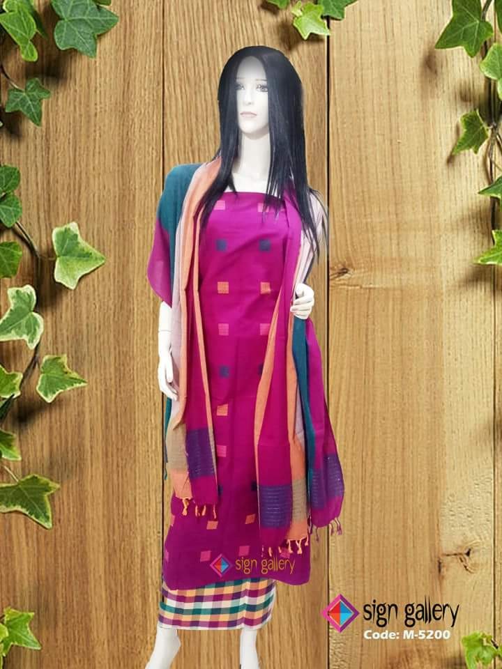 unstitched  Three piece for women