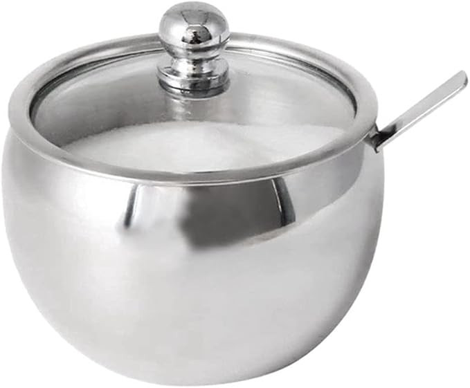 Spice Jars with Label Seasoning Box Stainless Steel