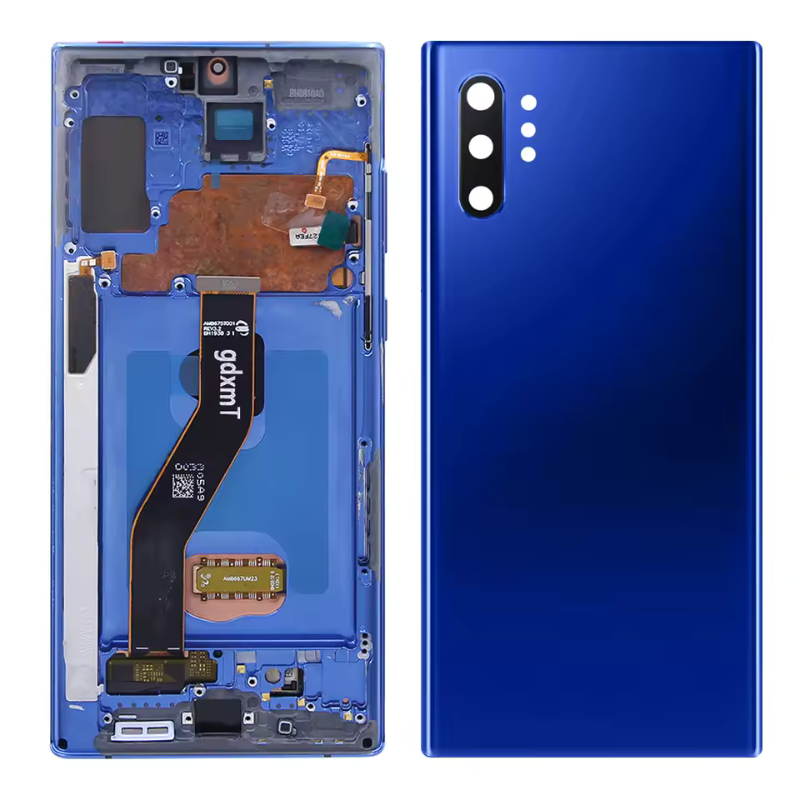 Original Super AMOLED Samsung Note 10 Plus Screen for Samsung Galaxy Note10+ N975F Display Touch Screen with Frame & Support S Pen Fingerprints