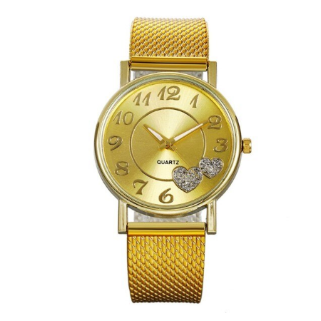 Top Style luxury ladies watch mesh Belt Silicone pin buckle casual bracelet quartz watch Fashion Wild Lady Creative Fashion Gift