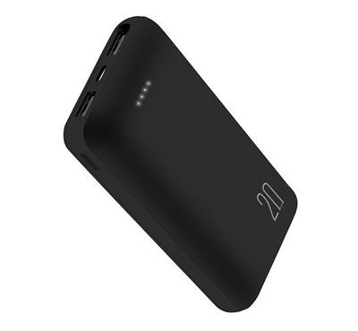 Baykron 20,000 mAh Ultra-Fast Lithium Polymer Power Bank – Black
