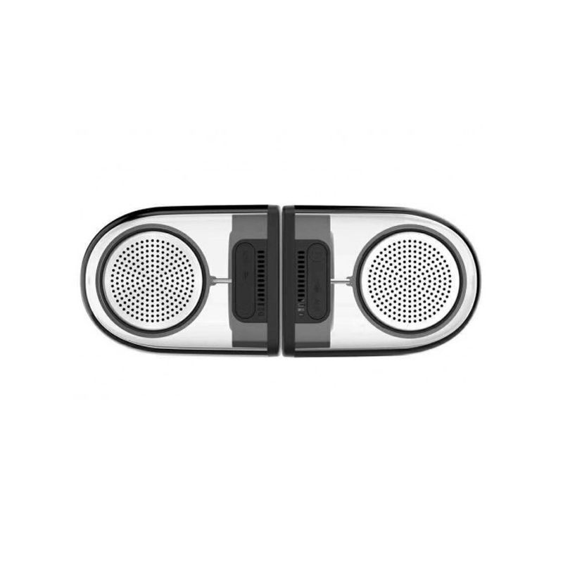 Original Remax RB-M22 Magnetic Base Portable Transparent AUX Stereo Dual Bluetooth Speaker