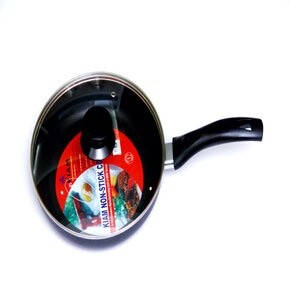 Kiam Non Stick Fry Pan With Glass Lid 22 Cm