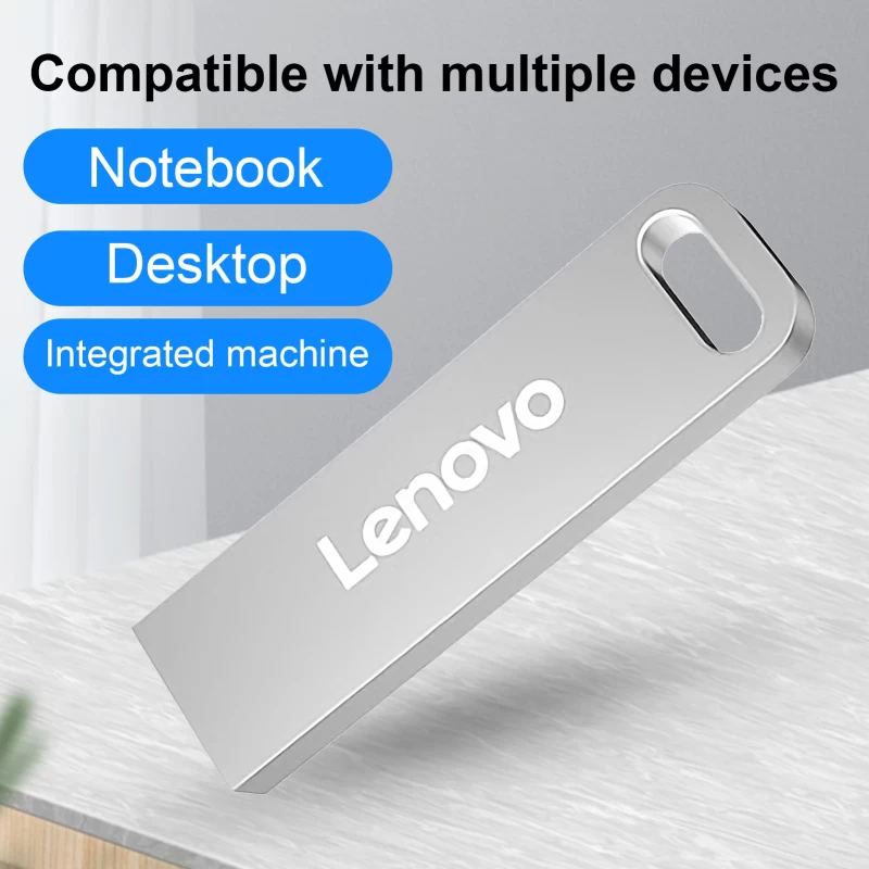 Lenovo 1TB 2TB U Disk Waterproof High Speed Data Storage Portable Mini USB 3.0 Stick Flash Drive