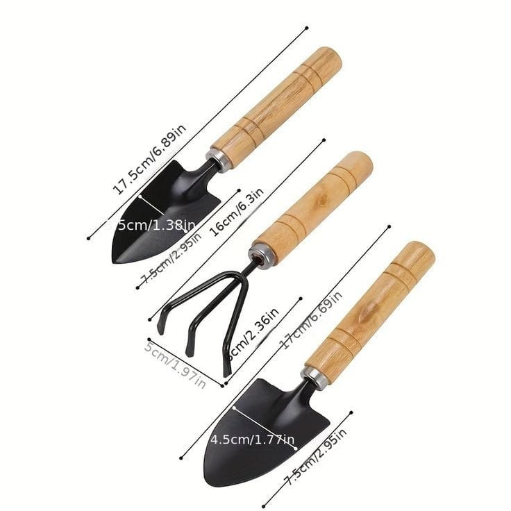3 Piece Mini Gardening Tools Set