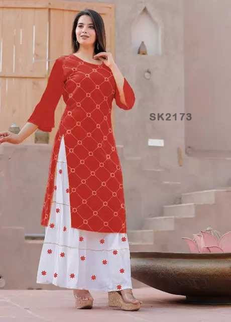 Screen-Printed Cotton two pic for women