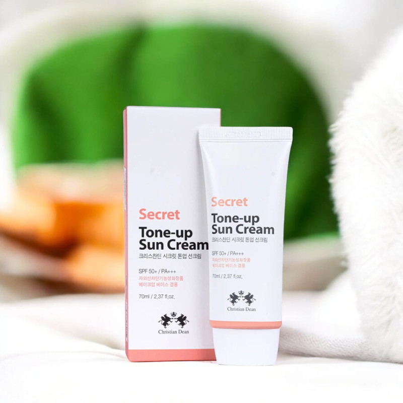 Christian Dean Secret Tone-Up Sun Cream with SPF50+ – 70ml