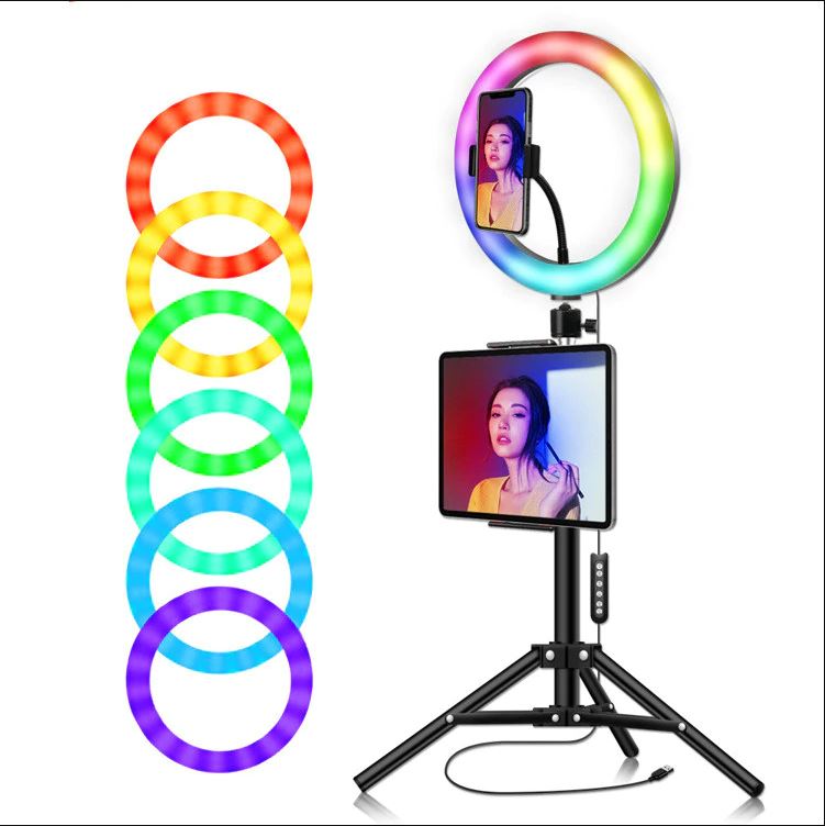 12 inch RGB LED Ring Light Photography TikTok Likee Light