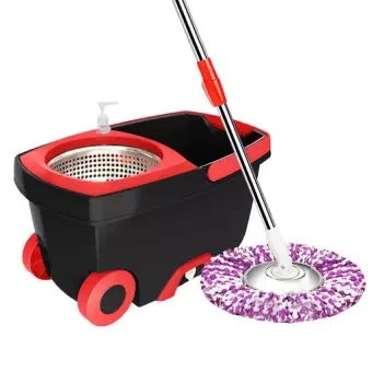Magic auto spin mop bucket