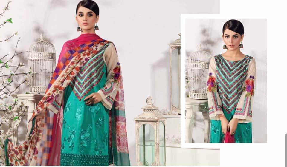 Pakistani lawn Carizma unstitched