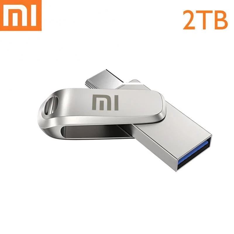 Original Xiaomi MINI U Disk 1TB 2TB USB 3.1 Type-C Interface Mobile Phone Computer Mutual Transmission Portable USB Memory