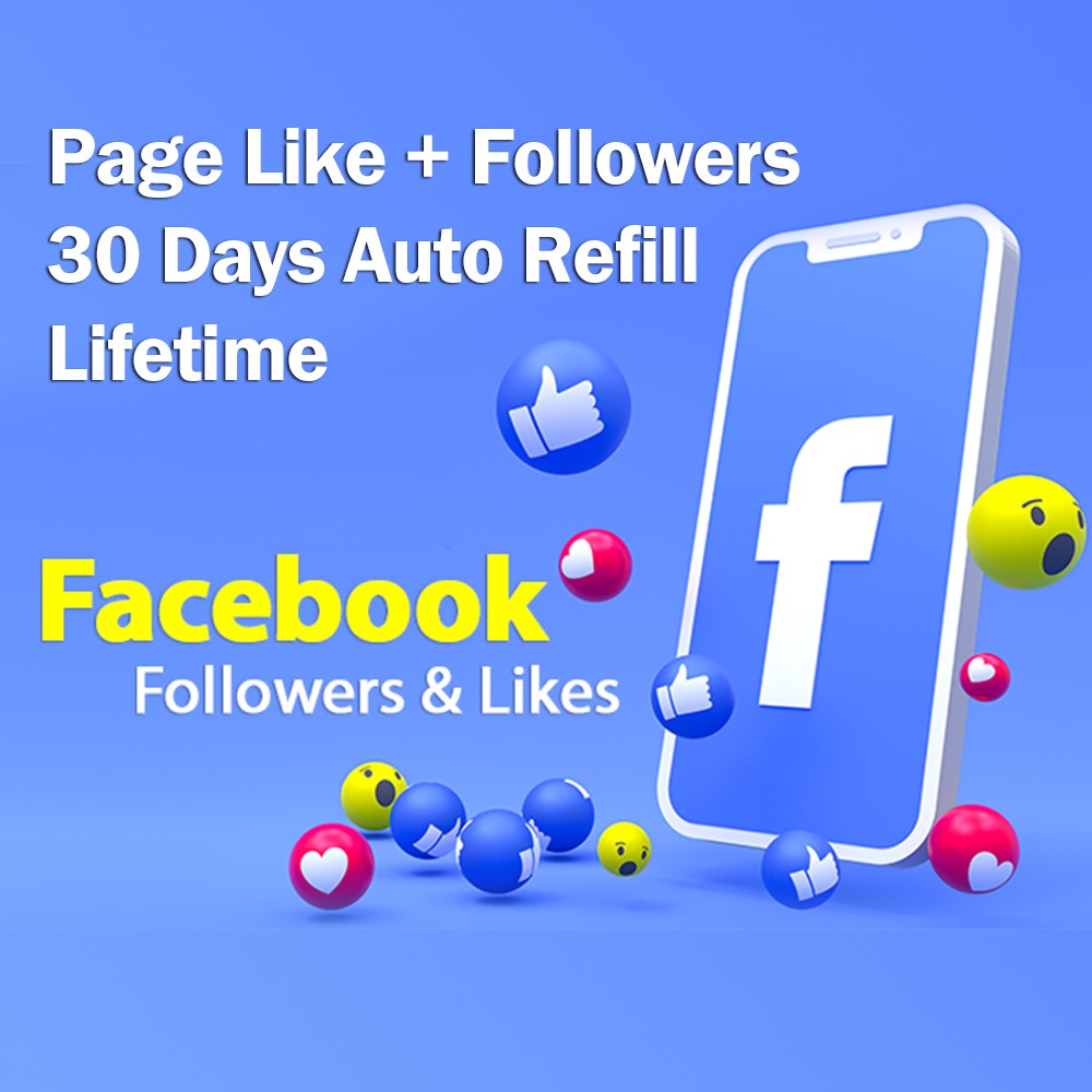 Facebook Page Like + Followers - Refill 30 Days – Bangladeshi