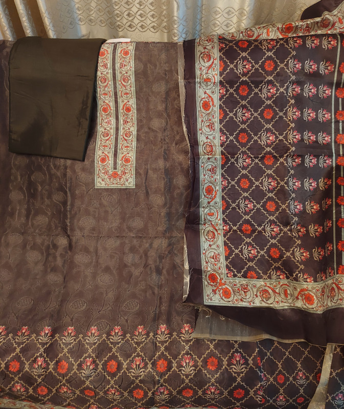 Indian chanduri lahori Embroidery Premium design and quality party dress