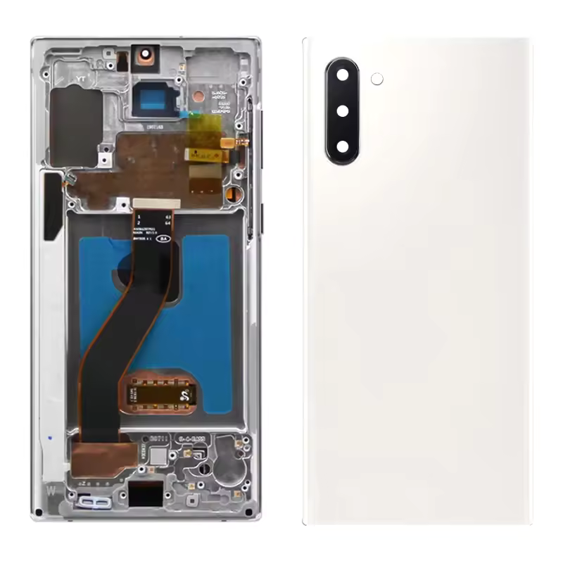 AMOLED Display for Samsung Galaxy Note10 N970F N970F/DS Digital Touch Screen with Frame, Back Shell & Support S pen