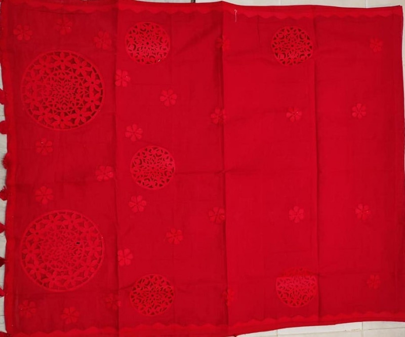 High Quality Fashionable  Cutwork Saree