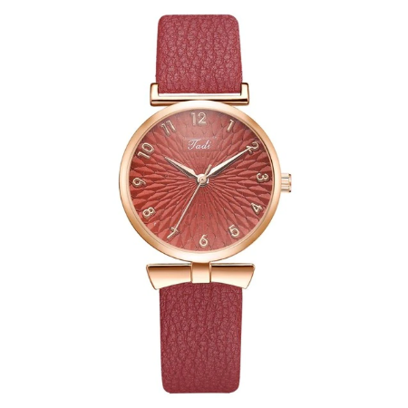 Women Watches Bracelet Set Flowers Ladies Bracelet Watch Casual Leather Quartz Wristwatch 2pcs Set Clock Gifts Relogio Feminino