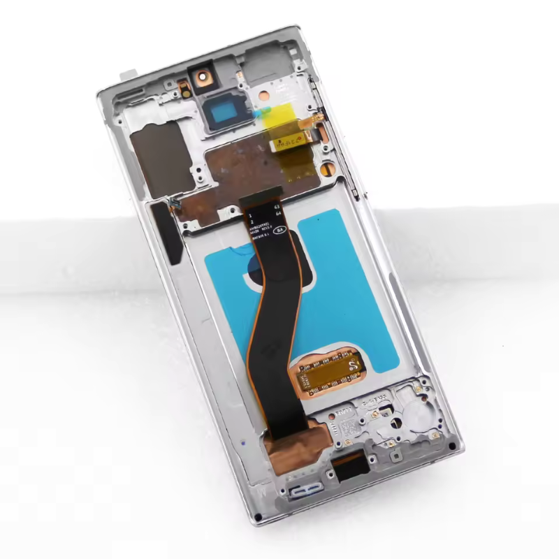 AMOLED Display for Samsung Galaxy Note10 N970F N970F/DS Digital Touch Screen with Frame, Back Shell & Support S pen