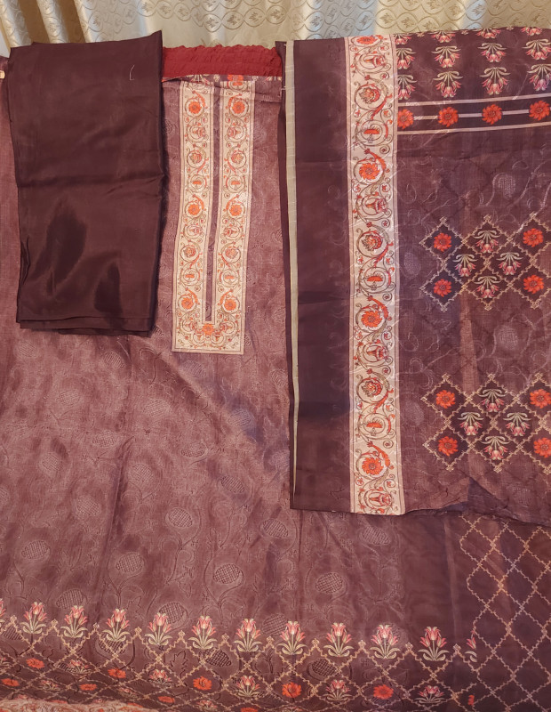 Indian chanduri lahori Embroidery Premium design and quality party dress