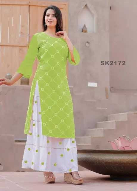 Screen-Printed Cotton two pic for women