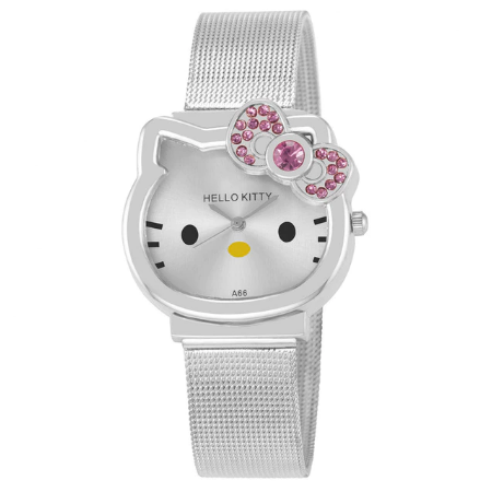 High Quality Cartoon Cute Mesh Stainless Steel Band Quartz Watch Children Kids bracelet Casual Bracelet Wristwatch Relogio
