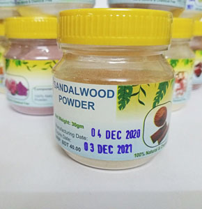 A & J Organic/ (চন্দনের পাউডার) (30 gm)