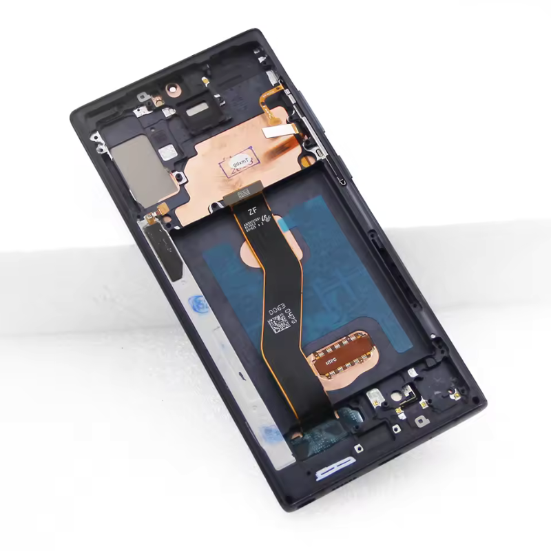Original Super AMOLED Samsung Note 10 Plus Screen for Samsung Galaxy Note10+ N975F Display Touch Screen with Frame & Support S Pen Fingerprints