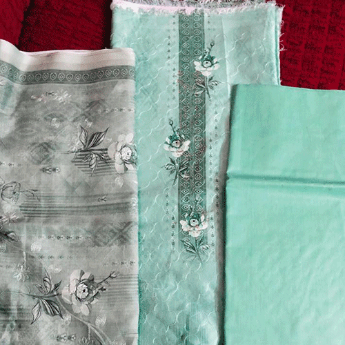 Pakistani pure cotton soft cloth premium dress.