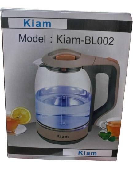 Kiam Electric Kettle (Glass) BL-002 (1.8Ltr)