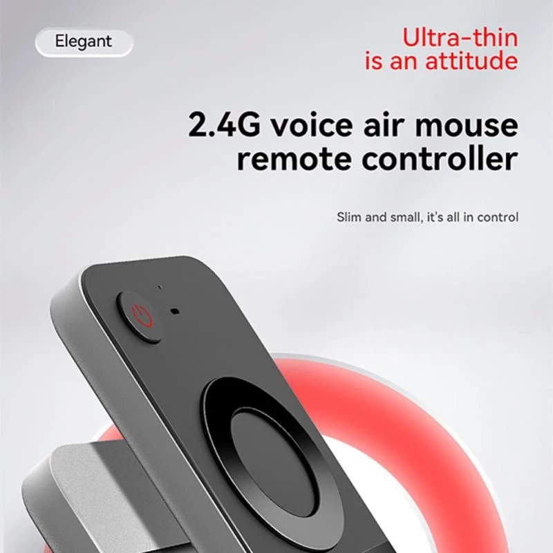 WeChip W3 Air Mouse Remote | 4 in 1 Wireless Keyboard Mouse Remote | Voice Control | Rechargeable Type-C | Android TV Box PC Smart Remote