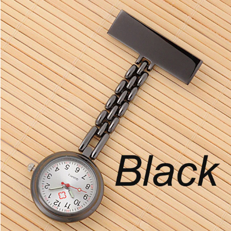 Personalized Customized Engraved with Your Name Stainless Steel Lapel Pin Brooch TOP Quality Rose Gold Fob Nurse Watch