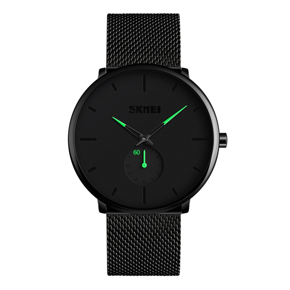 SKMEI 9185BG Stainless Steel Quartz Watch for Men