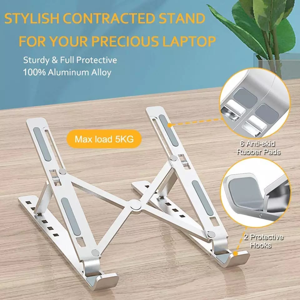 Laptop Stand for MacBook Pro Notebook Stand Foldable Aluminium Alloy Tablet Stand Bracket Laptop Holder for Notebook