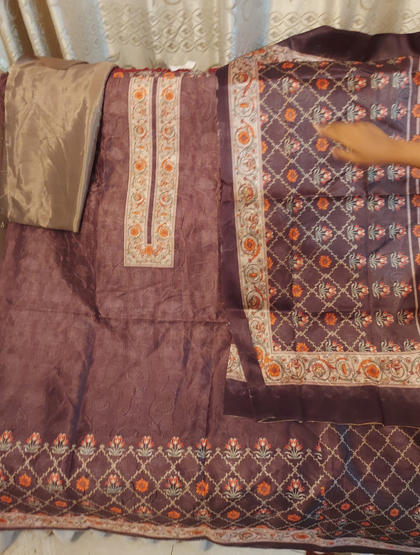 Indian chanduri lahori Embroidery Premium design and quality party dress