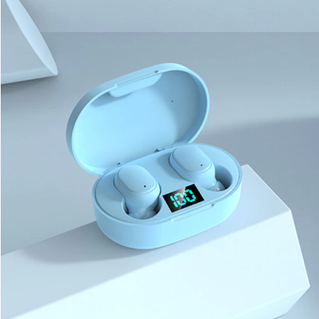 E6S TWS Bluetooth Earphone Wireless Headphones 5.0 LED Display Button Control Earbuds Waterproof Noise Cancelling Headset PK A6S